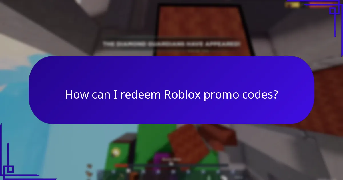 How can I redeem Roblox promo codes?